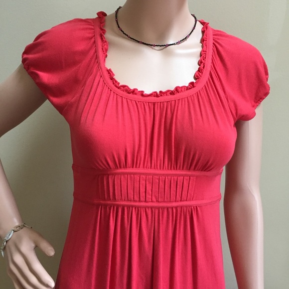 Loft Dress, Coral Color, Size 4P, EUC - Picture 2 of 4